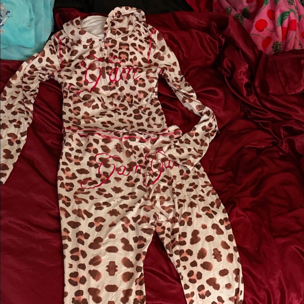 Leopard Print two peice set flare